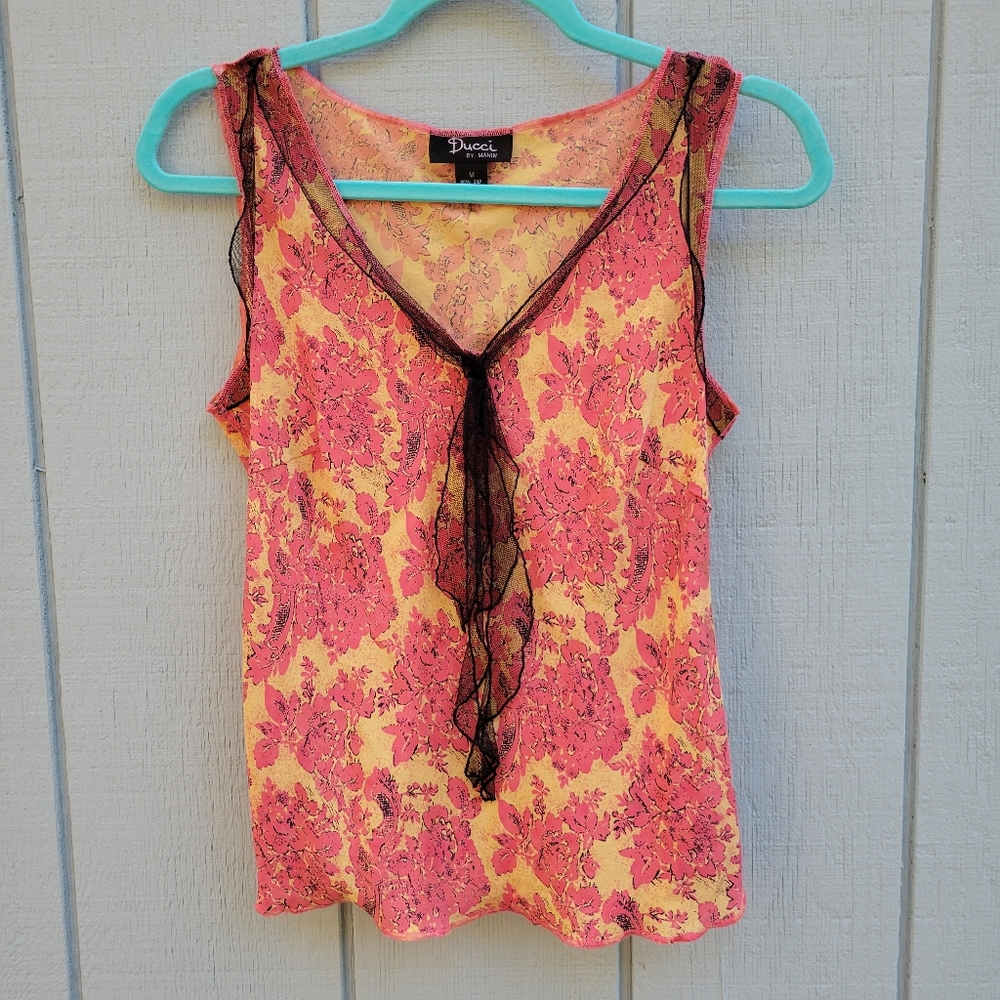 100% silk top